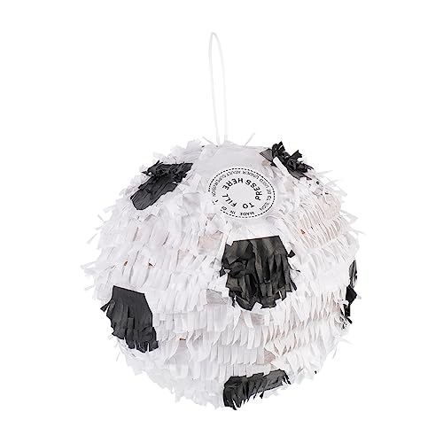 CIYODO Fußball Pinata Kindergeburtstag Partydeko zum Befüllen mit Süßigkeiten und Kreative Fußballform für Familienfeier und Kinderparty von CIYODO