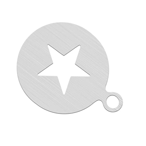 CIYODO Gebäckdekorationsschablonen Kaffee-kunst-schablone Schokoriegelformen Tief Kaffeeschablonen Aufkleber Espresso-eingießtasse Kuchendekorationskit Kaffee-milchkanne Cafe Silver CIYODO Gebäckdekorationsschablonen Kaffee-kunst-schablone Schokoriegelformen Tief Kaffeeschablonen Aufkleber Espresso-eingießtasse Kuchendekorationskit Kaffee-milchkanne Cafe Silver von CIYODO
