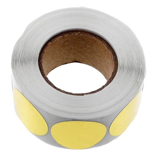 CIYODO Goldene Rundsticker Selbstklebend Rubbelbare DIY Geschenkaufkleber Vielseitig als Etiketten und Dekoration für Geschenke Party und Bastelarbeiten Geeignet von CIYODO
