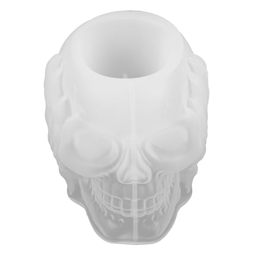 CIYODO Halloween Kerzenhalter Silikonform Skull Design für Diy Handwerk Wiederverwendbare Gießform für Kerzenständer Blumentöpfe und Stifthalter für Bastelprojekte CIYODO Halloween Kerzenhalter Silikonform Skull Design für Diy Handwerk Wiederverwendbare Gießform für Kerzenständer Blumentöpfe und Stifthalter für Bastelprojekte von CIYODO