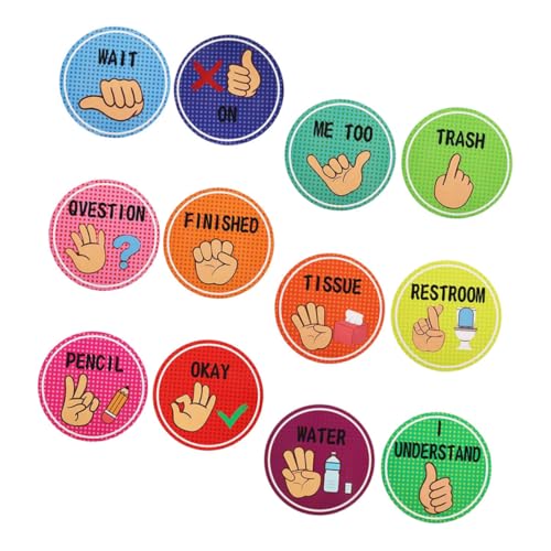 CIYODO Handzeichen Postern für Unterricht Hinweise für Nonverbale Kommunikation Kindergarten und Grundschule Dekorative Unterstützung für Lehrkräfte und Schüler CIYODO Handzeichen Postern für Unterricht Hinweise für Nonverbale Kommunikation Kindergarten und Grundschule Dekorative Unterstützung für Lehrkräfte und Schüler von CIYODO