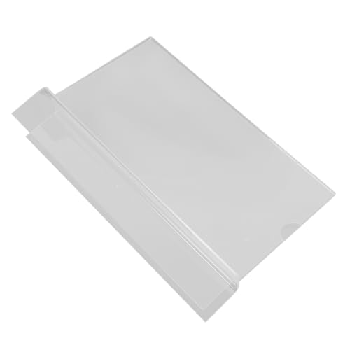 CIYODO Klarer Acryl Tischaufsteller Doppelseitiger Form Signhalter für Schreibtische und Einzelhandel Robuste und Elegante Präsentation für Veranstaltungen von CIYODO