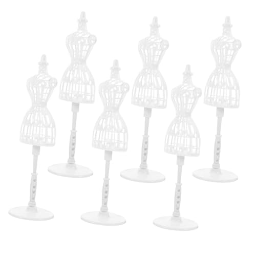 CIYODO Kleiner Mannequin 6 Stück Hohl Kunst Puppenständer für Puppenkleidung Kreatives Zubehör für Miniaturhäuser CIYODO Kleiner Mannequin 6 Stück Hohl Kunst Puppenständer für Puppenkleidung Kreatives Zubehör für Miniaturhäuser von CIYODO