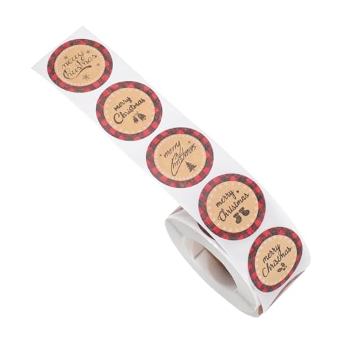 CIYODO Kraftpapier Weihnachts Siegelaufkleber Selbstklebend Kreative Geschenkverpackungsetiketten Vielseitig für Umschläge Grußkarten Tüten Praktische Weihnachtsdeko CIYODO Kraftpapier Weihnachts Siegelaufkleber Selbstklebend Kreative Geschenkverpackungsetiketten Vielseitig für Umschläge Grußkarten Tüten Praktische Weihnachtsdeko von CIYODO
