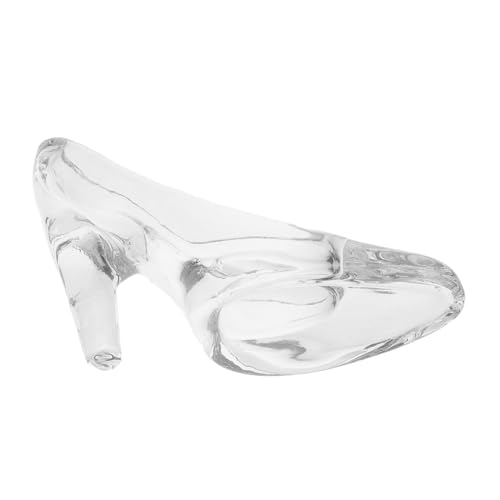 CIYODO Kristall High Heel Figurine Transparente Schuh Dekoration für Hochzeit Geburtstag und Feiern Elegantes Ornament für Mädchen und Zeremonien von CIYODO