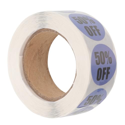 CIYODO Label Sticker Rund Selbstklebend Langlebige Preisetiketten für Einzelhandel Einfache Anwendung Praktische Rabattaufkleber für Kleine Geschäfte von CIYODO