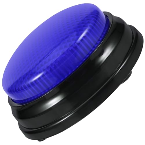 CIYODO Licht und Sound Button Siegerklang für Partyspiele Beleuchteter Wettbewerbsknopf mit Alarmton Spaßiges Partyzubehör für Teamspiele Bürostreiche und Gesellige Events von CIYODO