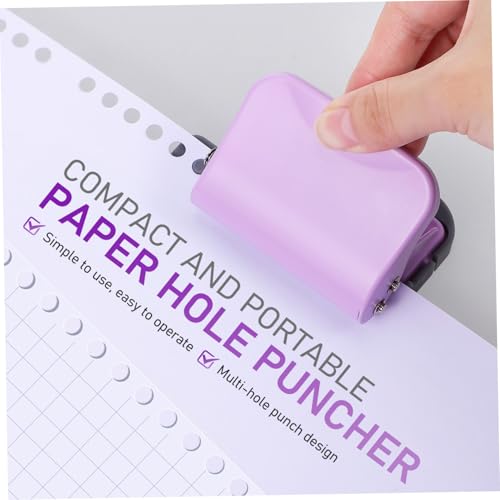 CIYODO Lochstanzer für Loseblatt Tragbarer Manueller Spiralheft Papierlocher Robust Effizient für Dokumentenorganisation Unterwegs von CIYODO