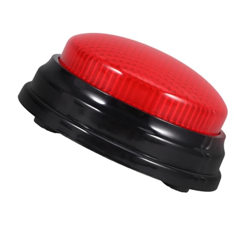 CIYODO Lustiger Roter Alarm Sound Button mit Lichtfunktion Plastikrobustes Party für Präkative Scherze Team Events Geburtstagsfeiern Vielseitiger Soundknopf als Partyzubehör und von CIYODO