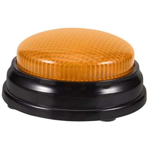 CIYODO Lustiger Sound Button mit Licht und Alarmton Gelber Party Button für Spiele und Bürospaß Robustes Kunststoff Design zum Entspannen und Spaß Haben von CIYODO