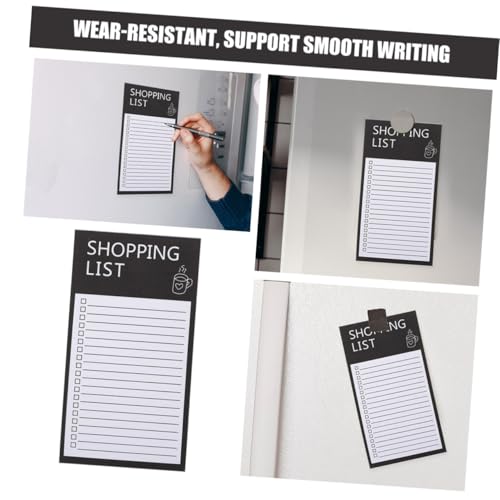 CIYODO Magnetischer Notizblock mit Vollflächigem Magnetrücken Einkaufslisten Memo pad für Kühlschrank Dickes für Glattes Schreiben Dekoratives Design für Büro und Zuhause von CIYODO