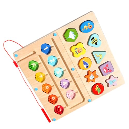 CIYODO Magnetisches Holzspielzeug Meeres Thema Lernspielzeug Motorikfördernd Montessori Pädagogisch Holzperlen Labyrinth Puzzle für Vorschulkinder CIYODO Magnetisches Holzspielzeug Meeres Thema Lernspielzeug Motorikfördernd Montessori Pädagogisch Holzperlen Labyrinth Puzzle für Vorschulkinder von CIYODO