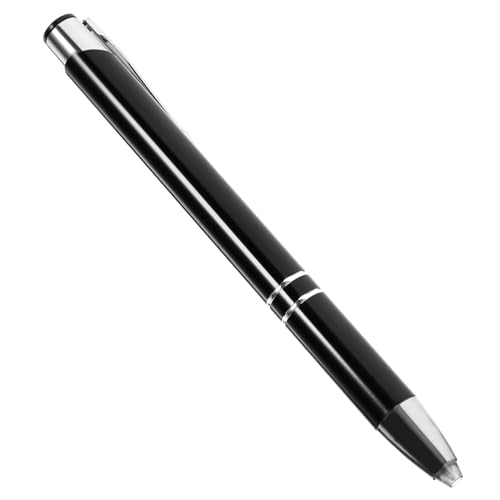 CIYODO Metall Kugelschreiber Wiederverwendbar Glattes Schreiben Langlebig aus Abs und Stahl Schwarz Ergonomisch für Büro und Schule Präzise Schreibgeräte für Täglichen Gebrauch von CIYODO