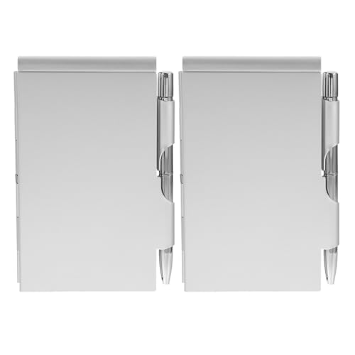 CIYODO Mini Notizblock mit Aluminiumcover Robustes Flip notizbuch mit Stift Handlich und Widerstandsfähig für Büro Reise und Täglichen Gebrauch CIYODO Mini Notizblock mit Aluminiumcover Robustes Flip notizbuch mit Stift Handlich und Widerstandsfähig für Büro Reise und Täglichen Gebrauch von CIYODO