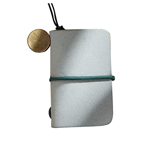 CIYODO Mini Notizbuch Handlich Mattgrün Praktisches Mini Notepad Schüler Schreibwaren Bürobedarf für Schüler und Büro Tragbares Notizheft für Zuhause und Unterwegs von CIYODO