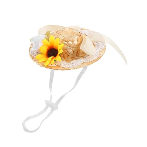 CIYODO Miniatur Hut für Puppen Bohemian Sommer Hut mit Schleife und Faux Blume für Puppen Outfits Durchmesser Leicht und Robust Perfektes Accessoire für Partys und Fotoshootings CIYODO Miniatur Hut für Puppen Bohemian Sommer Hut mit Schleife und Faux Blume für Puppen Outfits Durchmesser Leicht und Robust Perfektes Accessoire für Partys und Fotoshootings von CIYODO