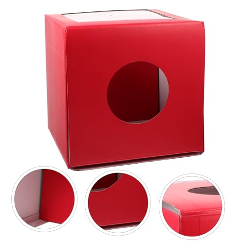 CIYODO Multifunktionale Lotteriebox aus Hochwertigem Stabile Quadratische Raffle box für Partyspiele Sammelbehälter für Lose und Kugeln für Festlichkeiten Büros und Veranstaltungen von CIYODO