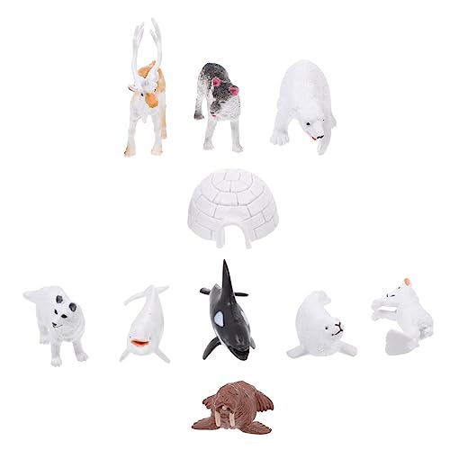 CIYODO Nachgeahmte Nordpol Tierfiguren Tischdeko Tiere Für Kinder Sandboard Deko Heimdeko CIYODO Nachgeahmte Nordpol Tierfiguren Tischdeko Tiere Für Kinder Sandboard Deko Heimdeko von CIYODO