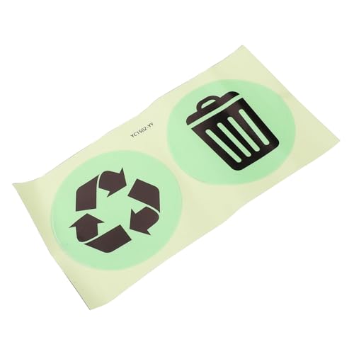 CIYODO Nachhaltiger PVC Mülltonnen aufkleber Nachtleuchtend Selbstklebend Mülltrennung Sticker für Küche Büro Restaurant Zuhause zur Abfallklassifizierung CIYODO Nachhaltiger PVC Mülltonnen aufkleber Nachtleuchtend Selbstklebend Mülltrennung Sticker für Küche Büro Restaurant Zuhause zur Abfallklassifizierung von CIYODO