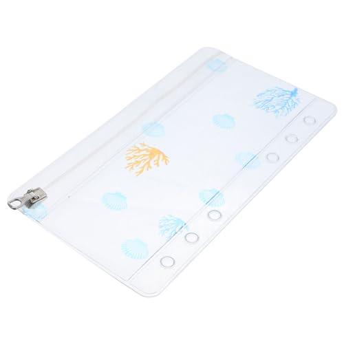 CIYODO PVC Reißverschluss Mappe für Notizbücher Zip Bag Nachfüllung mit Transparentem Sichtfenster Praktischer Organizer für Lose Dokumente und Kleinteile Langlebige Schutzhülle von CIYODO