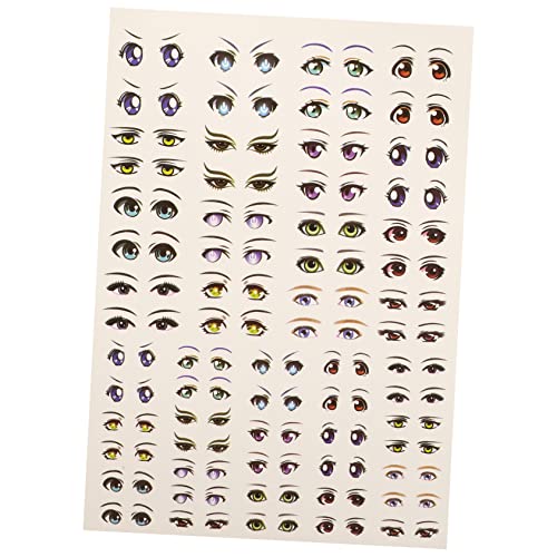 CIYODO Papier Augenaufkleber Zum Selbermachen Selbstklebende Augen Sticker Für Bastelprojekte Cartoon Augenaufkleber Für Heimwerkerarbeiten von CIYODO