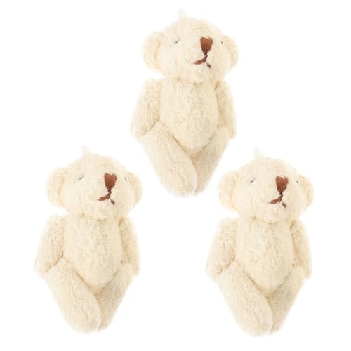 CIYODO Plüschbär Ornament Bär Puppe 3pcs Mini Bär Für Handwerk Projekte Handgemachte Kleidung von CIYODO