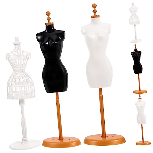 CIYODO Puppen Kleidungen Mannequin Aus Kunststoff Robust Puppenkleiderständer Miniatur Puppenhausdekoration Puppenkleiderzubehör Puppenkleidungsmodelle von CIYODO