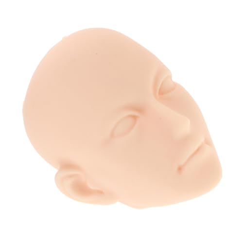 CIYODO Puppenköpfe Für DIY Make Up Übungen Weiche Glatze Austauschbare Puppenkopf Teile Für Handarbeiten Puppen Und Schlüsselanhänger Für Kreative Bastelprojekte von CIYODO