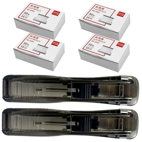 CIYODO Refillbarer Tragbarer Heftgerät Papierklammer Spender Handlich und Robust für Büro Schule Zuhause Schwarze Heftgeräte Plus Boxen mit Nachfüllklammern CIYODO Refillbarer Tragbarer Heftgerät Papierklammer Spender Handlich und Robust für Büro Schule Zuhause Schwarze Heftgeräte Plus Boxen mit Nachfüllklammern von CIYODO