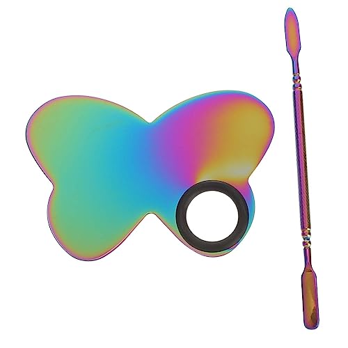 CIYODO Schmetterlingsförmige Makeup Mischpalette mit Spatel für Nagelkunst und Kosmetik Vielseitig Einsetzbar in Nagelstudio Beauty Salon und Zuhause Glatte Oberfläche für Präzises CIYODO Schmetterlingsförmige Makeup Mischpalette mit Spatel für Nagelkunst und Kosmetik Vielseitig Einsetzbar in Nagelstudio Beauty Salon und Zuhause Glatte Oberfläche für Präzises von CIYODO