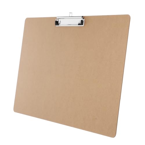 CIYODO Schreibunterlage mit Metallclip Robuste Klemmbrett Zwischenablage für Büro und Küche Vielseitige Schreib und Zeichenunterlage Langlebig und Wiederverwendbar für Dokumenten und von CIYODO