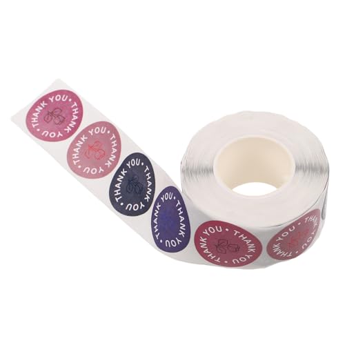 CIYODO Selbstklebende Dankesaufkleber Rosendesign Rundes Siegel Etikett Für Geschenkverpackungen Umschläge Bastelarbeiten Hochzeit Dekoration CIYODO Selbstklebende Dankesaufkleber Rosendesign Rundes Siegel Etikett Für Geschenkverpackungen Umschläge Bastelarbeiten Hochzeit Dekoration von CIYODO