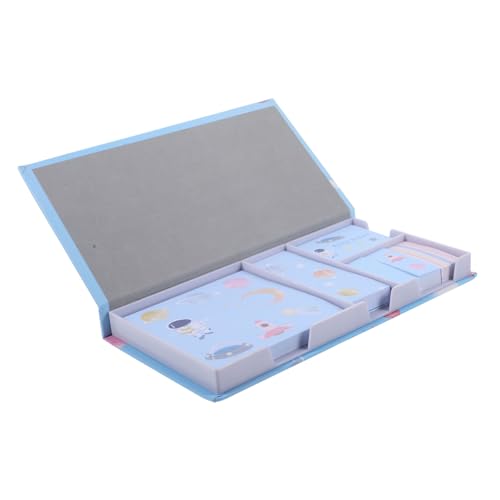 CIYODO Selbstklebende Memo Pads Stark Haftende Notizzettel mit Kreativem Blauem Design Vielseitige Index Haftnotizen für Büro und Zuhause Praktisches Schreibwaren Zubehör von CIYODO