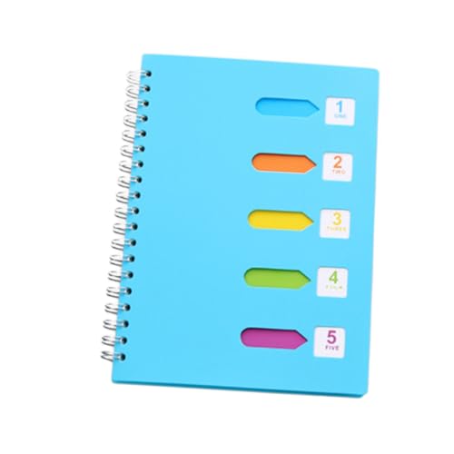 CIYODO Spiralblock Notizbuch Dickes Notizheft mit Register Liniert Blau für Studenten Büro Tagebuch und Planer Großes Reisejournal Schreibblock für Schule und Alltag CIYODO Spiralblock Notizbuch Dickes Notizheft mit Register Liniert Blau für Studenten Büro Tagebuch und Planer Großes Reisejournal Schreibblock für Schule und Alltag von CIYODO