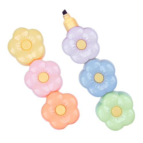 CIYODO Süßer Blumen textmarker Farben Stapelbare Schulmarker für Schüler Multifunktionale Scrapbook Marker Flüssige Tinte Komfortabel Grip für Schule und Notizen CIYODO Süßer Blumen textmarker Farben Stapelbare Schulmarker für Schüler Multifunktionale Scrapbook Marker Flüssige Tinte Komfortabel Grip für Schule und Notizen von CIYODO