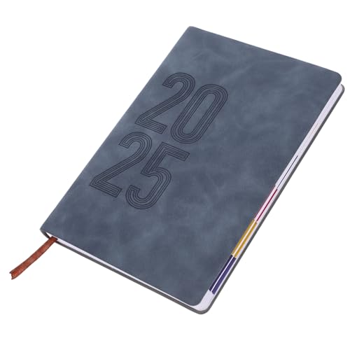 CIYODO Tagesplaner Notizbuch Blau Tragbarer Jahresplaner mit Täglicher Agenda Praktisches Mini Notizheft für Büro Schule und Reise Organisator für Terminplanung und Routinen von CIYODO