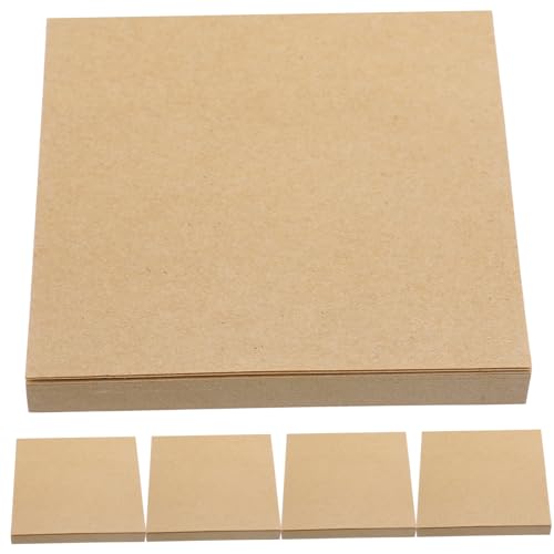 CIYODO Teiliges Selbstklebende Notizblöcke Klein Kraftpapier Blanko Praktische Memo Pads zum Beschriften Tragbare Haftnotizen für Schule Büro Zuhause Vielseitige To-do Listen und von CIYODO