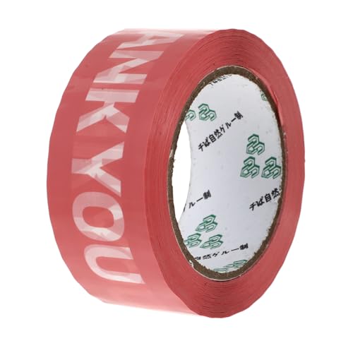 CIYODO Thank You Selbstklebendes Verpackungsband Rosa Dekoratives Geschenkband mit Starker Haftung Leicht Abziehbar für DIY Basteln und Geschenkkartonversiegelung von CIYODO