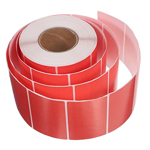 CIYODO Thermoetiketten Rot Selbstklebend Wasserfest Ölresistent Blanko für Thermotransferdrucker Büro Küche Milchtee Laden Geeignet CIYODO Thermoetiketten Rot Selbstklebend Wasserfest Ölresistent Blanko für Thermotransferdrucker Büro Küche Milchtee Laden Geeignet von CIYODO