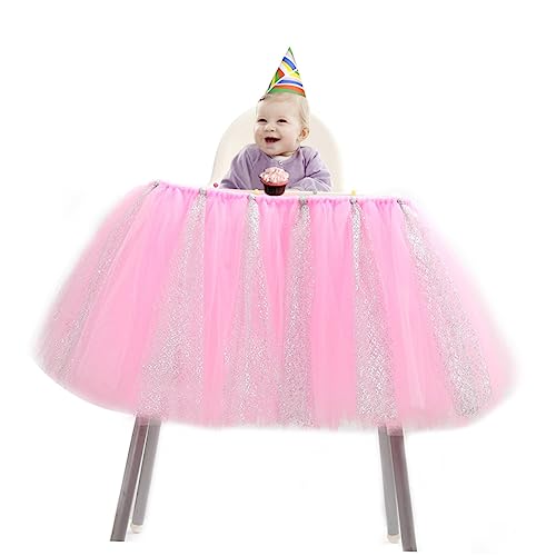 CIYODO Handgemachter Tüll Tutu Tischrock Für Kindergeburtstagsfeiern Und Babypartys Und Silber Tischdekoration Für Festliche Anlässe CIYODO Handgemachter Tüll Tutu Tischrock Für Kindergeburtstagsfeiern Und Babypartys Und Silber Tischdekoration Für Festliche Anlässe von CIYODO
