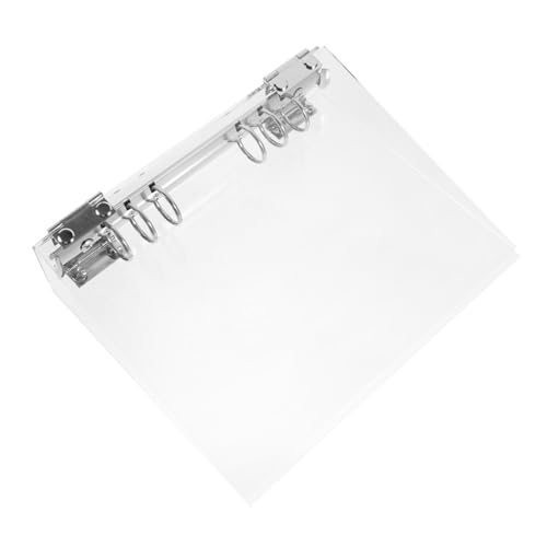 CIYODO Transparente Acryl Notizbuchhülle Langlebiger Wiederverwendbarer Binder Umschlag mit Losem Ringdesign Sicherer Schutz für Schulordner Leichtes Rutschfestes Cover CIYODO Transparente Acryl Notizbuchhülle Langlebiger Wiederverwendbarer Binder Umschlag mit Losem Ringdesign Sicherer Schutz für Schulordner Leichtes Rutschfestes Cover von CIYODO