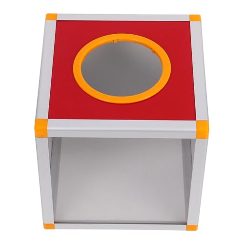 CIYODO Transparente Quadratische Losbox aus Aluminiumlegierung und MDF Vielseitige Spenden Vorschlags Wahlbox Großes Fassungsvermögen Einfache Installation für Partys und von CIYODO