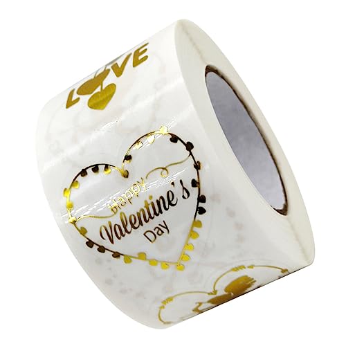 CIYODO Transparente Selbstklebende Herzform Aufkleber Valentinstag Dekoration Sealing Pasters für Geschenke Umschlaglabels Romantisch CIYODO Transparente Selbstklebende Herzform Aufkleber Valentinstag Dekoration Sealing Pasters für Geschenke Umschlaglabels Romantisch von CIYODO