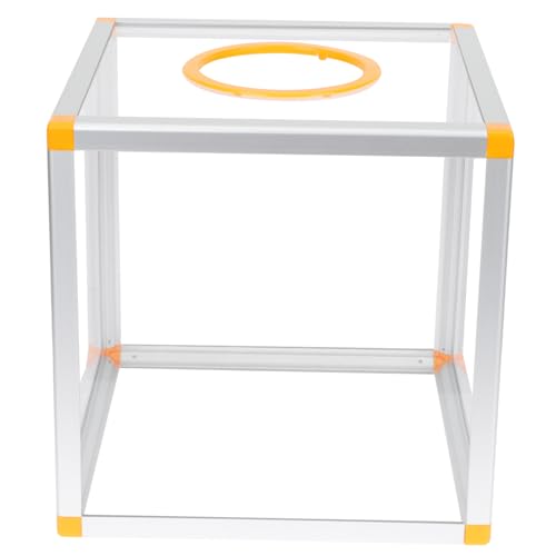 CIYODO Transparente Verlosungsbox aus Acryl Multifunktionale Spendenbox für Hochzeiten Partys und Firmenveranstaltungen Rot von CIYODO