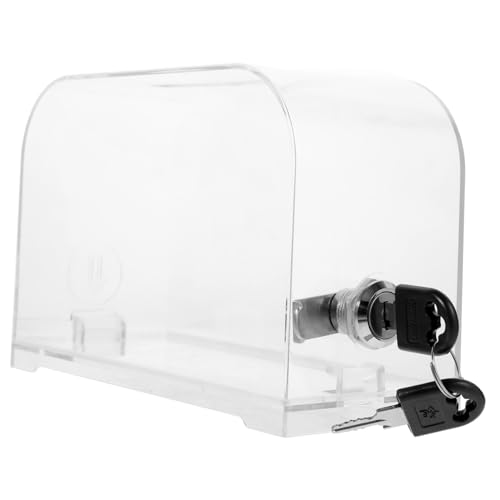 CIYODO Visitenkartenbox Großer Kapazität Robuster Visitenkartenhalter Organizer Praktische Aufbewahrung für Büro Schreibtisch Vielseitige Business Card Box für Sauberen Arbeitsplatz von CIYODO