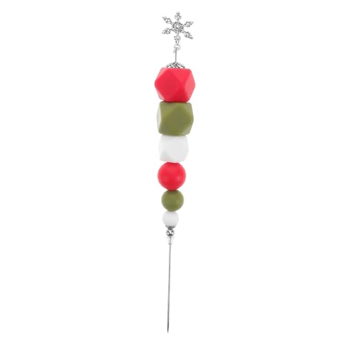 CIYODO Weihnachtliche Bunte Zuckerdekor Nadel für Kekse und Torten Kreatives Backwerkzeug für Anfänger mit Niedlichen Perlen für Festliche Dekorationen und Einfache Anwendung CIYODO Weihnachtliche Bunte Zuckerdekor Nadel für Kekse und Torten Kreatives Backwerkzeug für Anfänger mit Niedlichen Perlen für Festliche Dekorationen und Einfache Anwendung von CIYODO