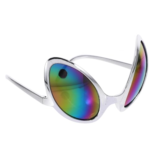 CIYODO außerirdische Brille Szenenzubehör lustig Kind Thema Augen Leicht bunt Außerirdisches Brillenzubehör Festival-Accessoires -Brillen-Requisite Außerirdische Requisiten pp Silber CIYODO außerirdische Brille Szenenzubehör lustig Kind Thema Augen Leicht bunt Außerirdisches Brillenzubehör Festival-Accessoires -Brillen-Requisite Außerirdische Requisiten pp Silber von CIYODO