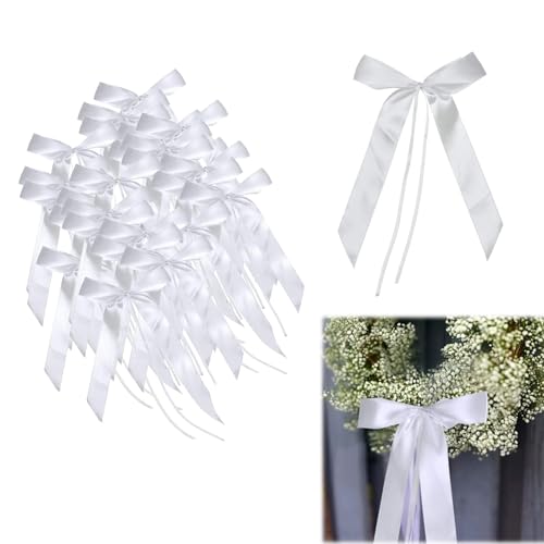 50 Stück Hochzeit Autoschmuck, 19x22cm Weiße Bogen, Auto Deko Hochzeit, Perfekt für Hochzeiten, Partys, Gartendekoration, Geburtstage, Jubiläen, Standesamtliche Trauungen 50 Stück Hochzeit Autoschmuck, 19x22cm Weiße Bogen, Auto Deko Hochzeit, Perfekt für Hochzeiten, Partys, Gartendekoration, Geburtstage, Jubiläen, Standesamtliche Trauungen von CJAPGJW