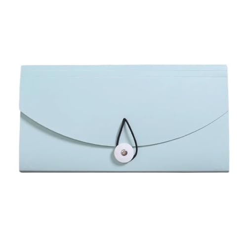 Ordner Organizer 13 Taschen, Karten- und Tickethalter, Organizer, Bürobedarf, B6 PP-Aktenordner, Dokumententasche, Quittungsdatei, Erweiterungsbrieftasche, Rechnungsordner Bürobedarf(Blue) von CJHFR472SG