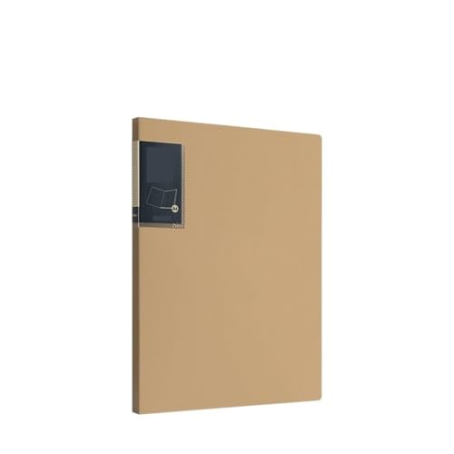 Ordner Organizer A4-Ordner mit transparenten Einlagen, 30-seitiges Datenbuch, mehrschichtiger Vertragsdokumenten-Organizer Bürobedarf(Bruin) von CJHFR472SG